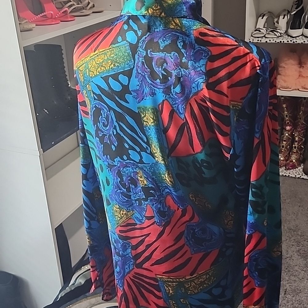 Vintage Tess blouse sz 4 - Picture 5 of 6